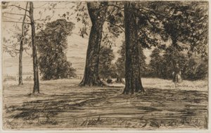 Parc de Greenwich, 1859 - James Abbott McNeill Whistler