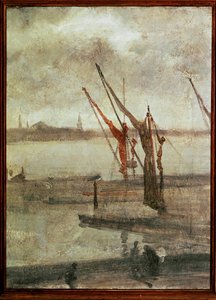 Gris et argent, Chelsea Wharf - James Abbott McNeill Whistler