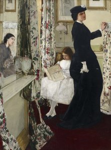 Harmonie en vert et rose : la salle de musique - James Abbott McNeill Whistler