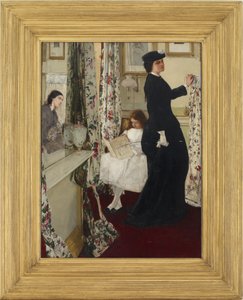 Harmonie en vert et rose : La salle de musique, 1860-1861 - James Abbott McNeill Whistler