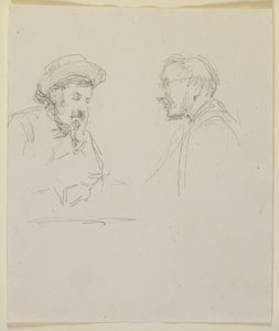 Têtes de deux hommes, vers 1855-59 - James Abbott McNeill Whistler