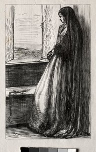 Illustration pour le comte Bruckhardt dans Once a Week, 1862 - James Abbott McNeill Whistler