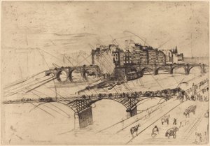 Île de la Cité, Paris, 1859 - James Abbott McNeill Whistler