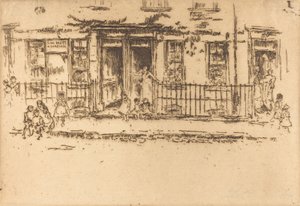Justice Walk - Chelsea, vers 1886-1888 - James Abbott McNeill Whistler