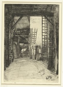 Le Chaufournier (seize gravures de scènes sur la Tamise et autres sujets) - James Abbott McNeill Whistler
