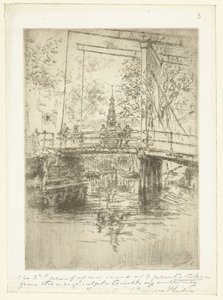 Petite passerelle à Amsterdam - James Abbott McNeill Whistler