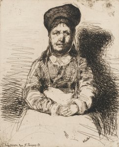 La Retameuse. Une des douze eaux-fortes de la nature Le Set français - James Abbott McNeill Whistler