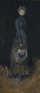 Dame en gris, vers 1883 - James Abbott McNeill Whistler