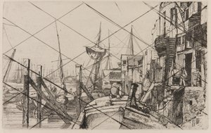 Limehouse, 1859 - James Abbott McNeill Whistler