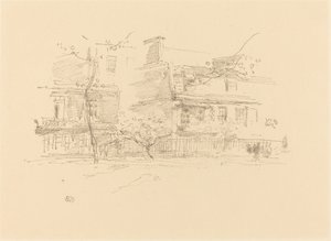 Lindsay Row, Chelsea, 1888 - James Abbott McNeill Whistler