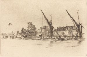Maisons Lindsey, 1877 - James Abbott McNeill Whistler