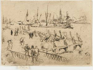 Petit Dordrecht - James Abbott McNeill Whistler