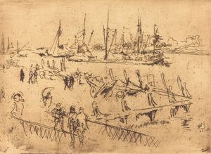 Petit Dordrecht - James Abbott McNeill Whistler