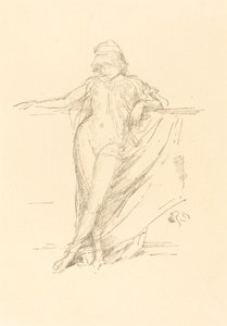 Petite figure drapée, penchée - James Abbott McNeill Whistler