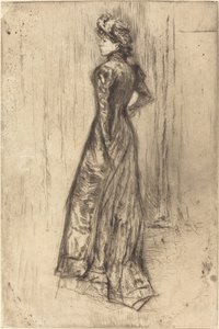 Maud, debout, vers 1873 - James Abbott McNeill Whistler