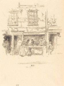 Boutique de poissons de Maunder, Chelsea - James Abbott McNeill Whistler
