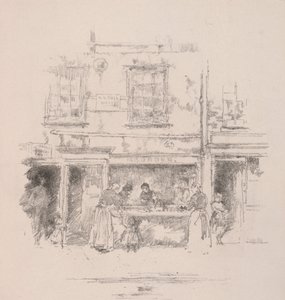 Boutique de poissons Maunders, Chelsea, 1890 - James Abbott McNeill Whistler