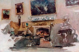 Moreby Hall - James Abbott McNeill Whistler