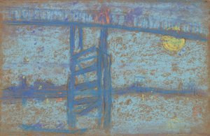 Nocturne : Pont de Battersea, 1872-1873 - James Abbott McNeill Whistler