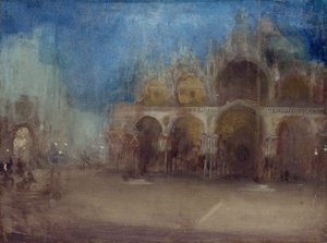 Nocturne, Bleu et Or, Saint-Marc, Venise - James Abbott McNeill Whistler