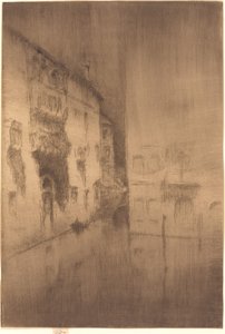 Nocturne : Palais, 1879-1880 - James Abbott McNeill Whistler