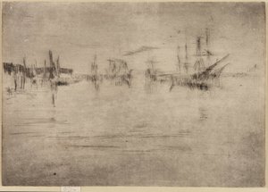 Nocturne Shipping, 1879-1880 - James Abbott McNeill Whistler
