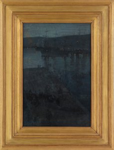 Nocturne en bleu et or : Valparaiso, 1866-ca. 1874 - James Abbott McNeill Whistler