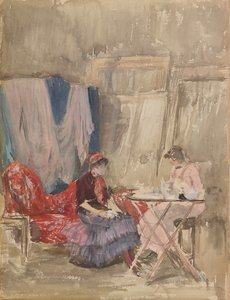 Note en rose et violet - Le studio, 1883-1884