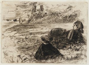 Nourrice et enfant, 1859