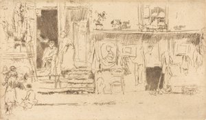 Boutique de vieux vêtements, No.II, vers 1884-1886 - James Abbott McNeill Whistler