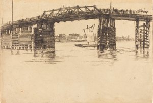 Vieux pont de Battersea, 1879 - James Abbott McNeill Whistler
