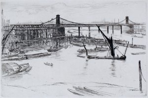 Vieux Pont de Hungerford - James Abbott McNeill Whistler