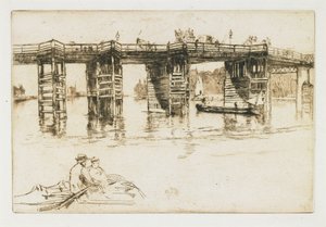 Le vieux pont de Putney - James Abbott McNeill Whistler
