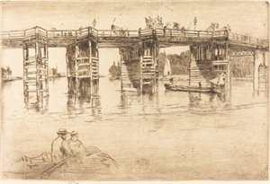 Vieux pont de Putney, 1879 - James Abbott McNeill Whistler