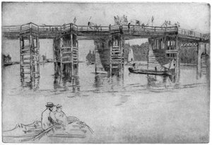 Vieux pont de Putney, 1879 - James Abbott McNeill Whistler