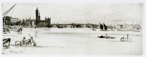 Vieux pont de Westminster - James Abbott McNeill Whistler