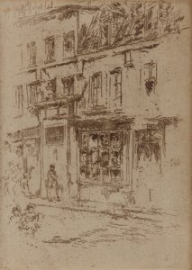 Petite Rue au Beurre, Bruxelles, 1887 - James Abbott McNeill Whistler