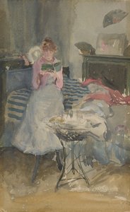 Note rose - La Nouvelliste, 1883-1884 - James Abbott McNeill Whistler