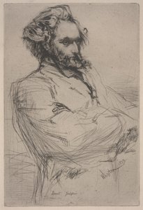 Portrait de Drouet - James Abbott McNeill Whistler