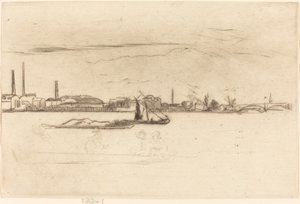 Usine de bougies Price, vers 1875 - James Abbott McNeill Whistler