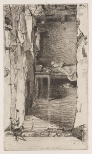 Chiffonniers, Quartier Mouffetard, Paris - James Abbott McNeill Whistler
