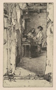 Chiffonniers, Quartier Mouffetard, Paris - James Abbott McNeill Whistler