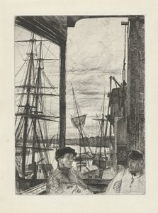 Rotherhithe (Seize gravures de scènes sur la Tamise et autres sujets) - James Abbott McNeill Whistler