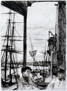 Rotherhithe (ou Wapping) - James Abbott McNeill Whistler
