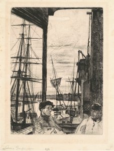 Rotherhithe, 1860 - James Abbott McNeill Whistler