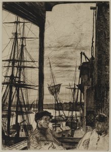 Rotherhithe, 1860 - James Abbott McNeill Whistler