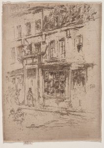 Rue du Beurre, Bruxelles - James Abbott McNeill Whistler