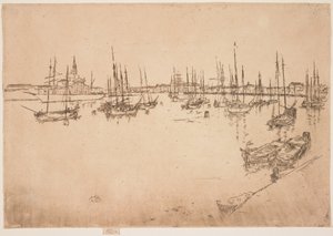 San Giorgio de la deuxième série vénitienne - James Abbott McNeill Whistler