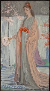 Esquisse pour Rose et Argent : La Princesse du Pays de la Porcelaine - James Abbott McNeill Whistler