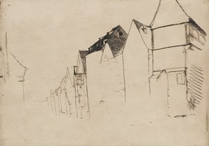 Esquisse de Maisons, 1858 - James Abbott McNeill Whistler